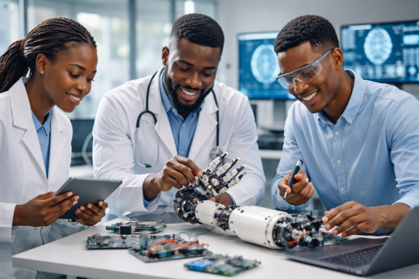 Biomedical engineering innovations combining medicine, AI, and medical technology