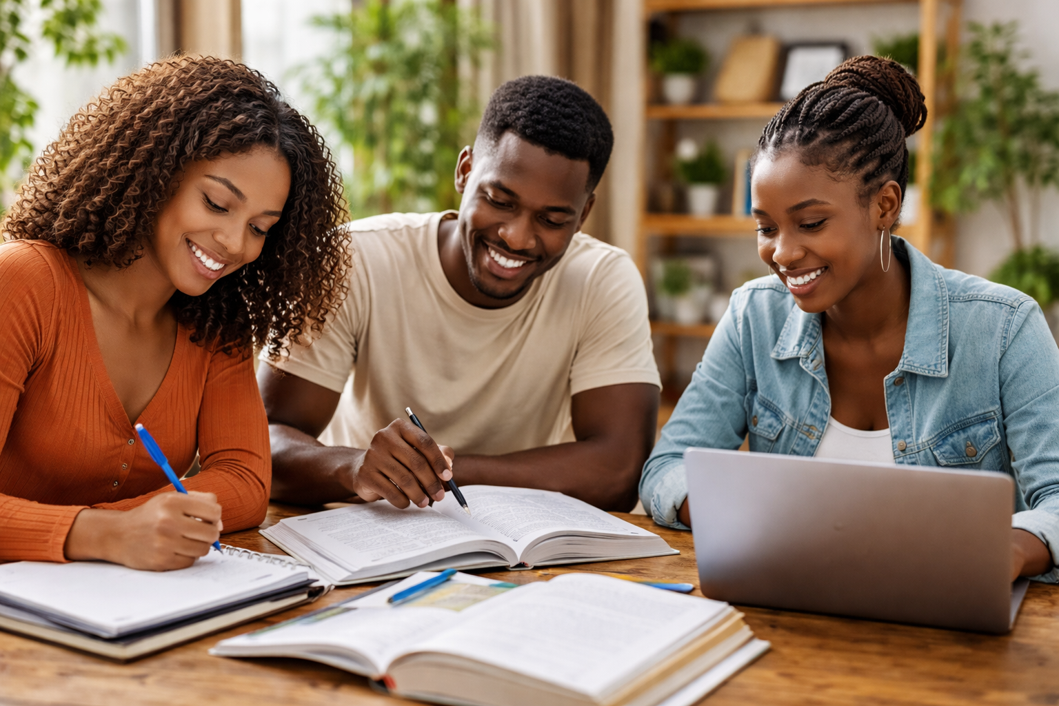 Student preparing for the GMAT exam with practice questions, notes, and study materials to improve GMAT score